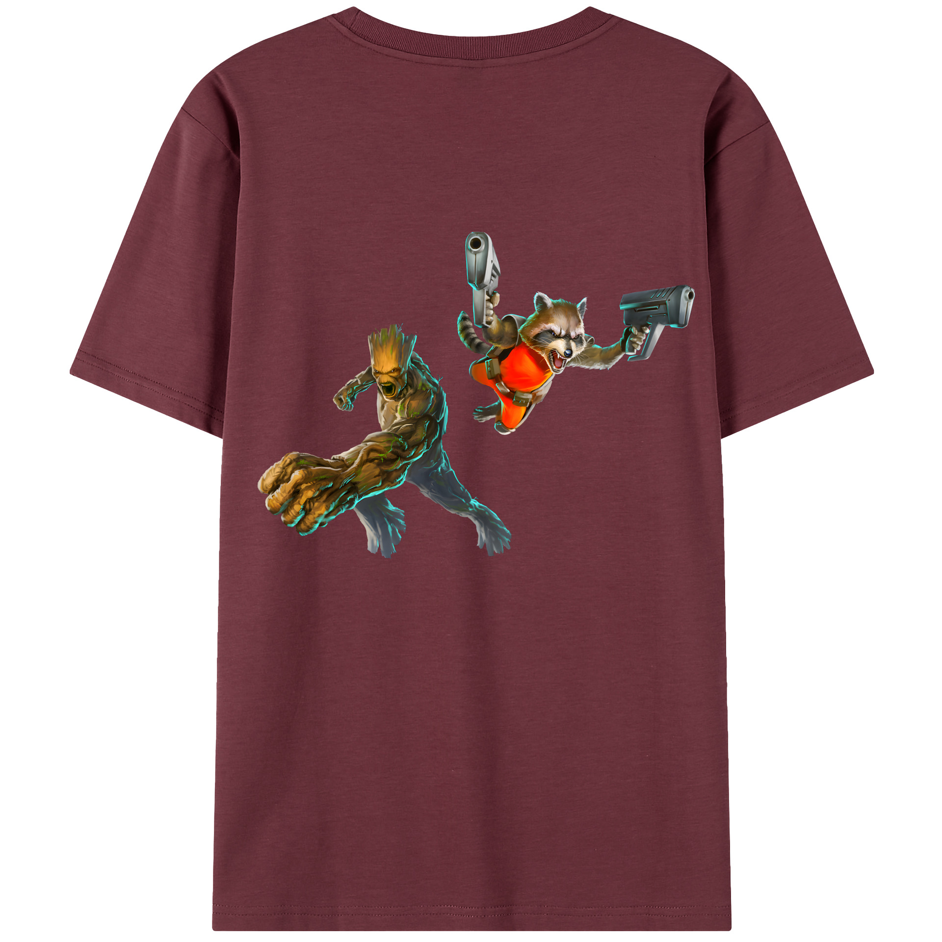 （画像用） アベンジャーズ The Avengers 綿100％半袖Tシャツ（背面プリント）